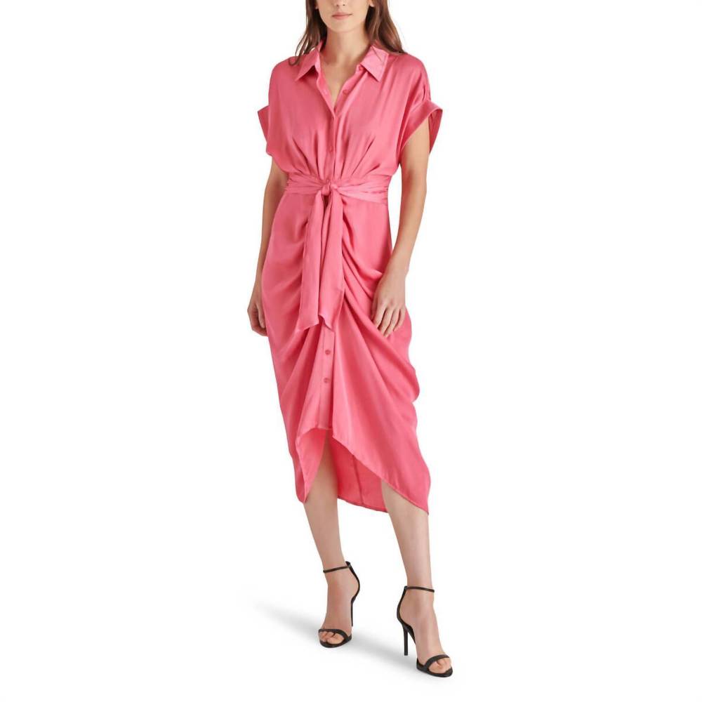 Steve Madden Pink Midi Dress